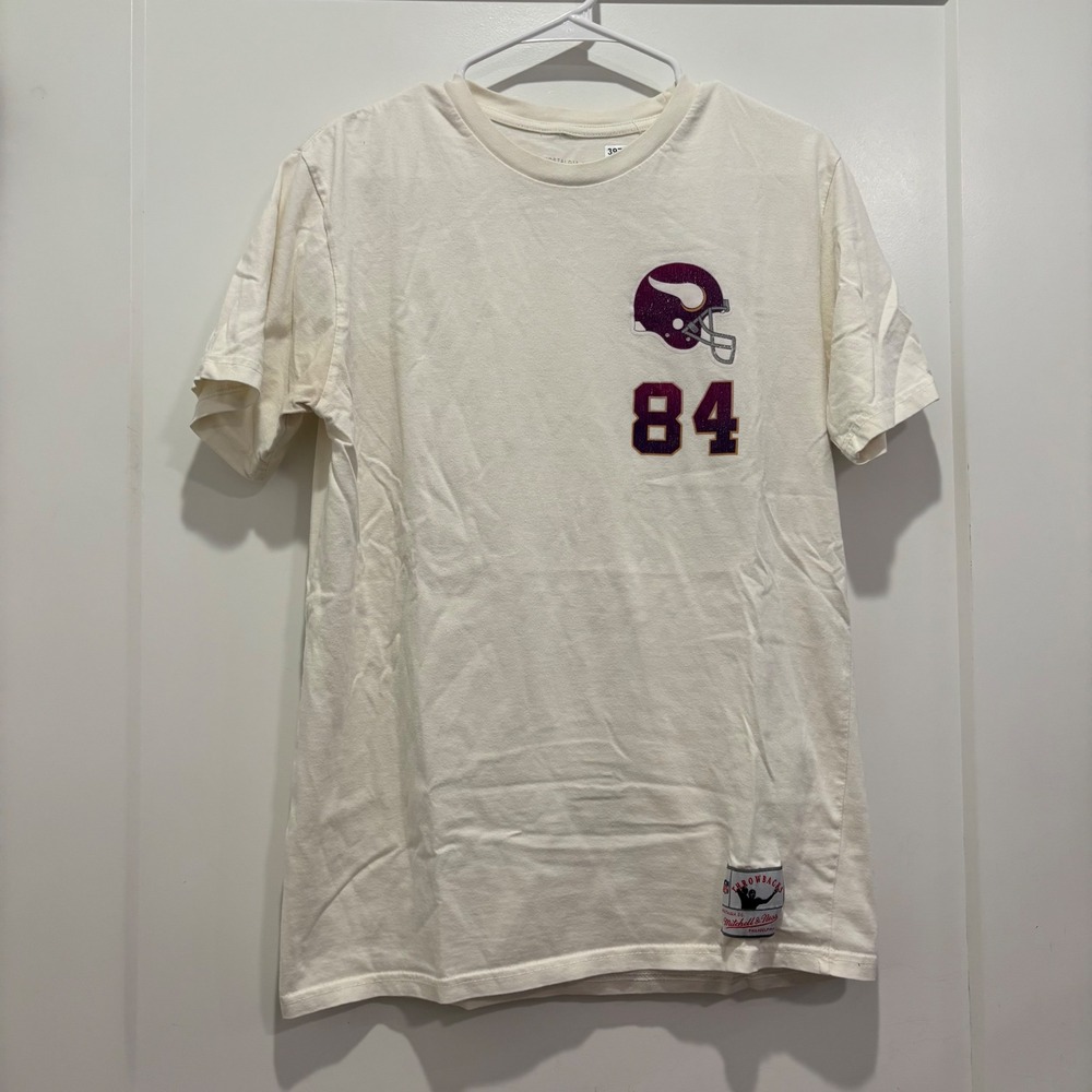 Mitchell & Ness Randy Moss Minnesota Vikings 1998 Thanksgiving Tee Mens Medium